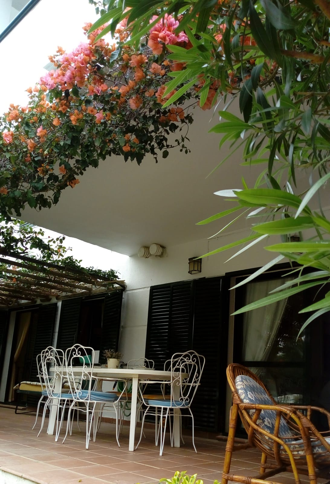 alquiler apartamento con amplio jardin en zahara de los atunes
